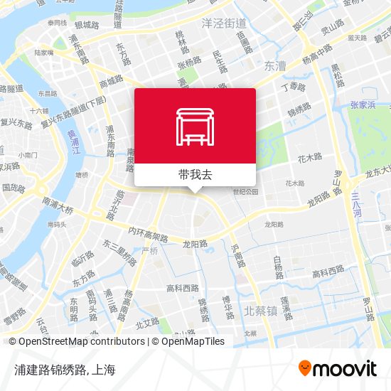 浦建路锦绣路地图