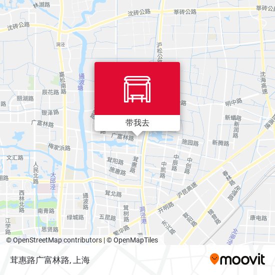 茸惠路广富林路地图