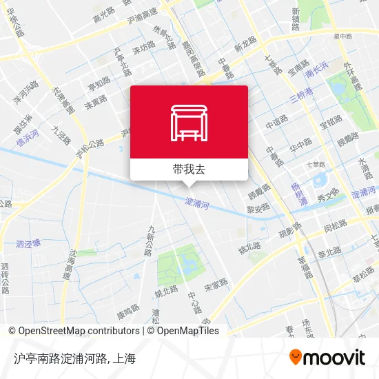沪亭南路淀浦河路地图