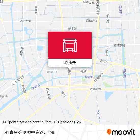 外青松公路城中东路地图
