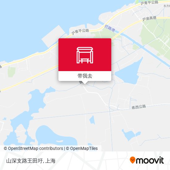 山深支路王田圩地图