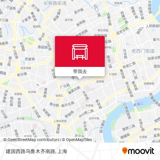 建国西路乌鲁木齐南路地图