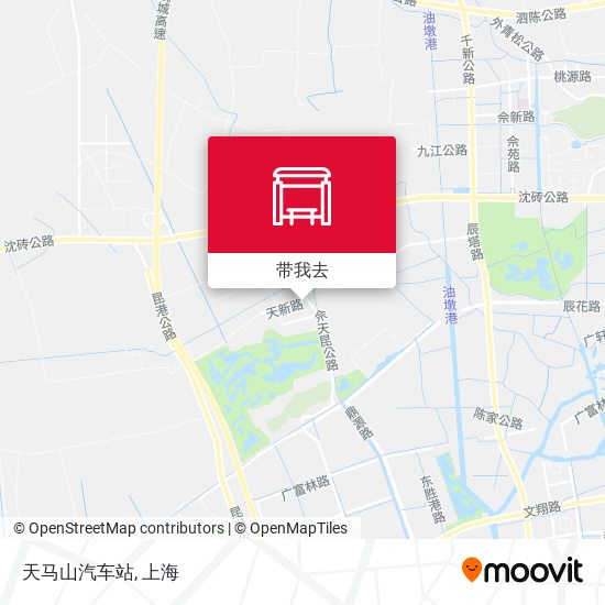 天马山汽车站地图