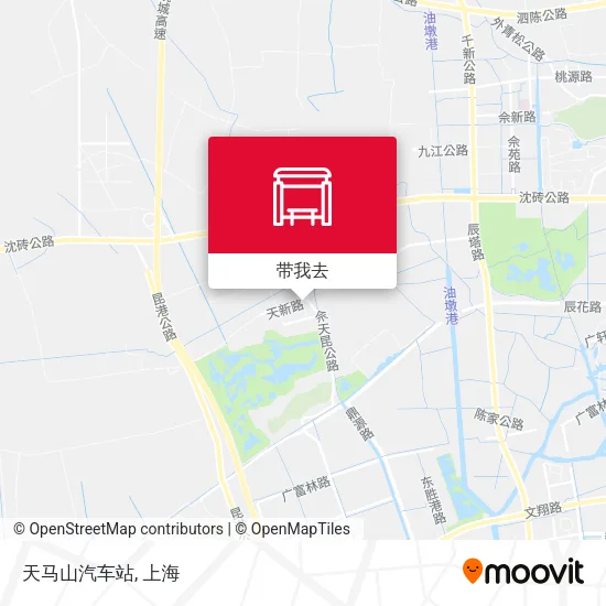 天马山汽车站地图