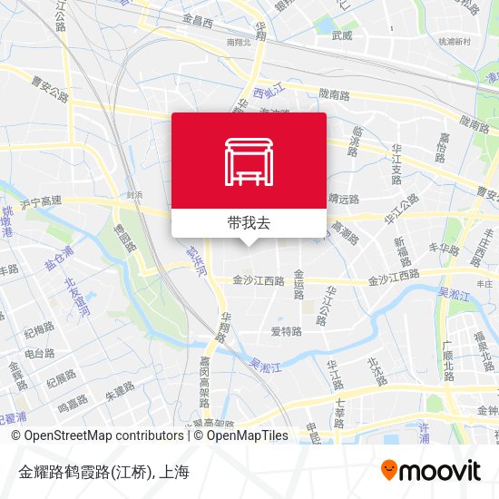 金耀路鹤霞路(江桥)地图