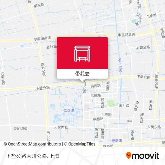 下盐公路大川公路地图
