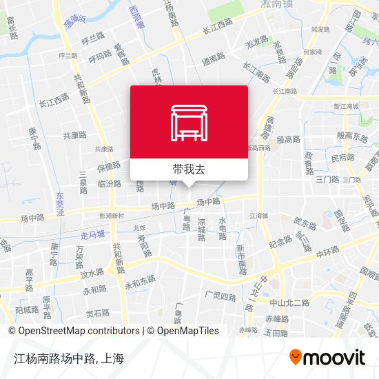 江杨南路场中路地图