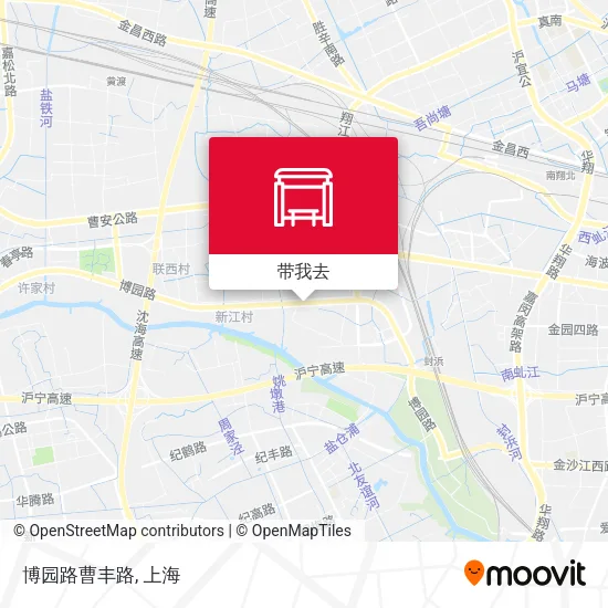 博园路曹丰路地图