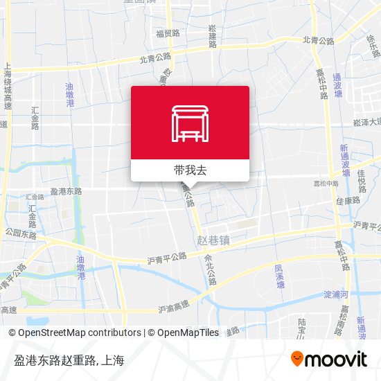 盈港东路赵重路地图