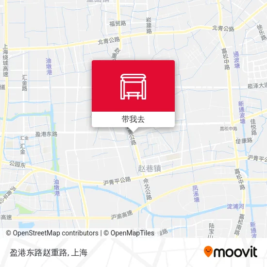 盈港东路赵重路地图