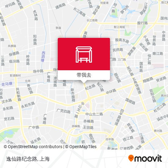 逸仙路纪念路地图