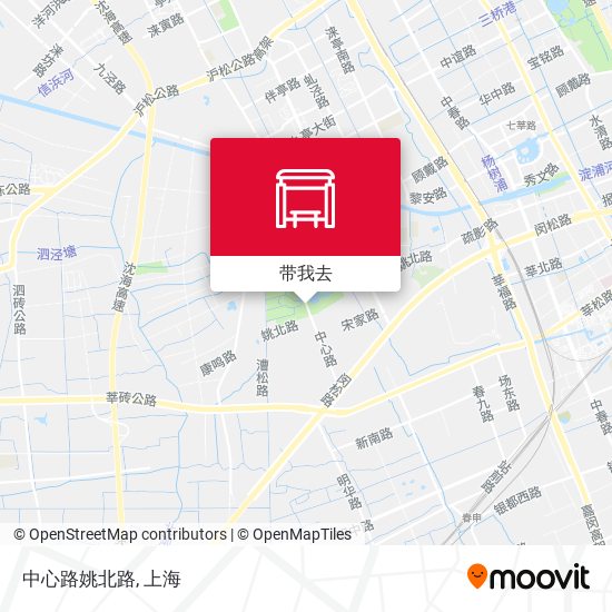 中心路姚北路地图