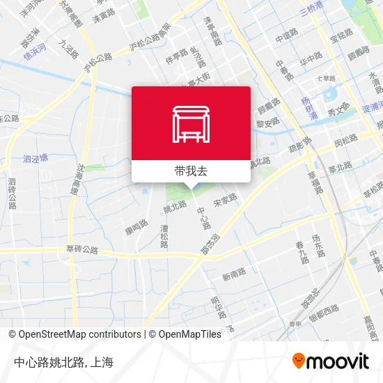 中心路姚北路地图