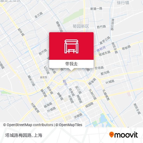 塔城路梅园路地图