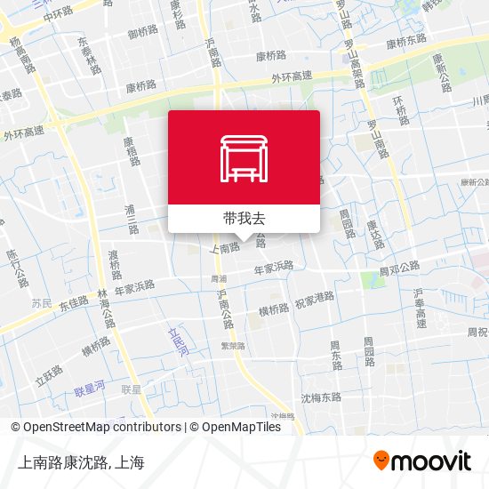 上南路康沈路地图