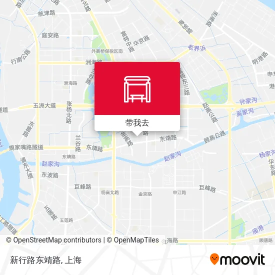 新行路东靖路地图