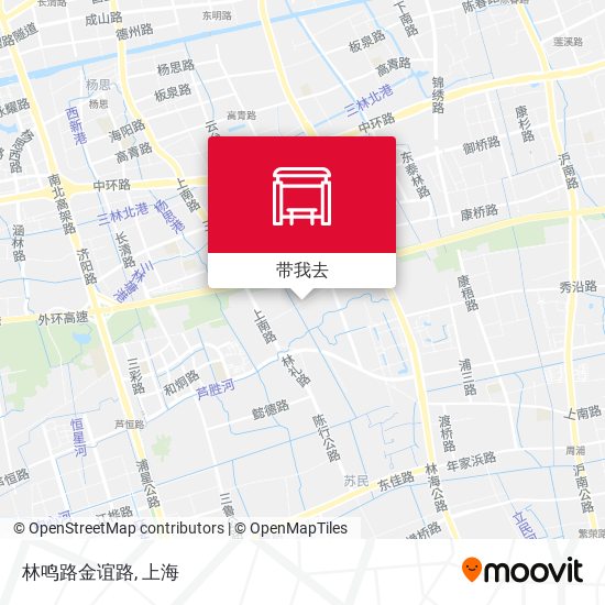 林鸣路金谊路地图