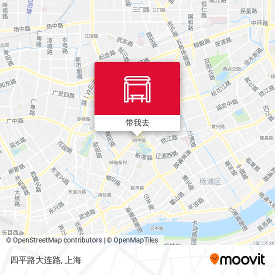 四平路大连路地图