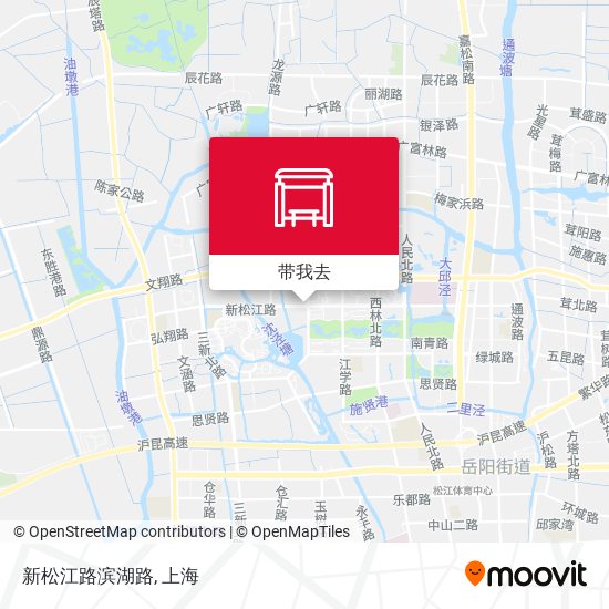 新松江路滨湖路地图