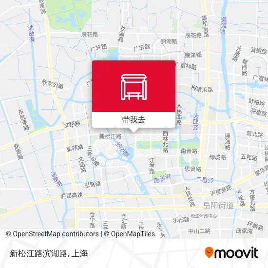 新松江路滨湖路地图