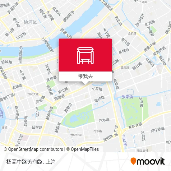 杨高中路芳甸路地图