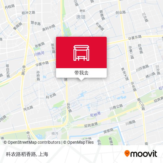 科农路稻香路地图