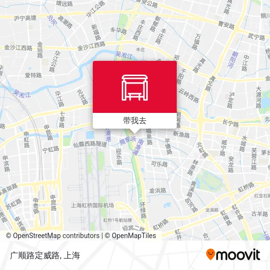 广顺路定威路地图