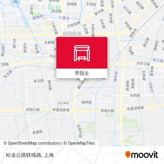 松金公路联络路地图