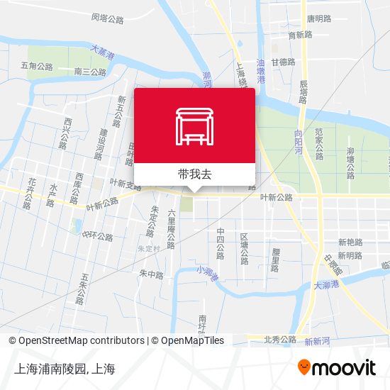 上海浦南陵园地图
