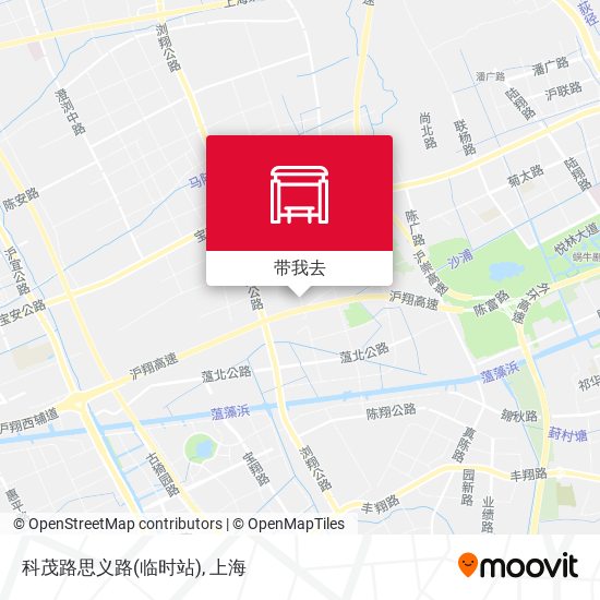 科茂路思义路(临时站)地图