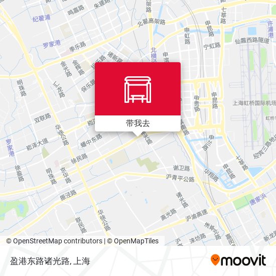 盈港东路诸光路地图