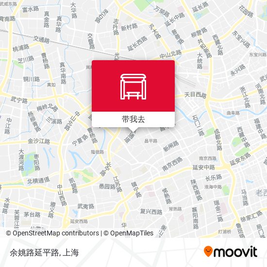 余姚路延平路地图