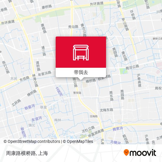 周康路横桥路地图