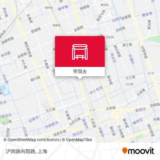 沪闵路向阳路地图