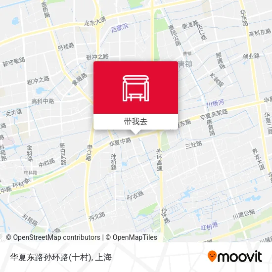 华夏东路孙环路(十村)地图
