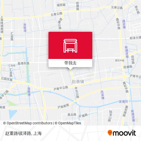 赵重路镇泽路地图