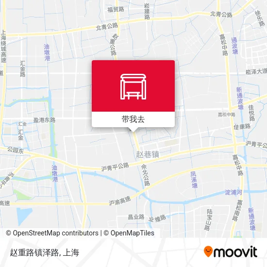 赵重路镇泽路地图
