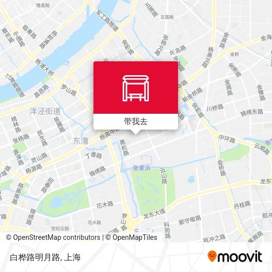 白桦路明月路地图