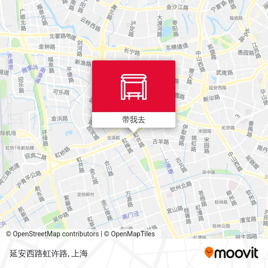 延安西路虹许路地图