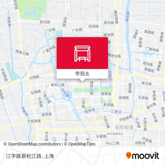 江学路新松江路地图