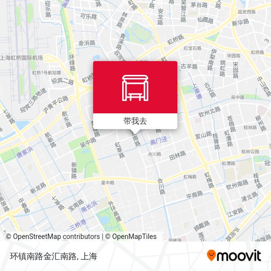 环镇南路金汇南路地图
