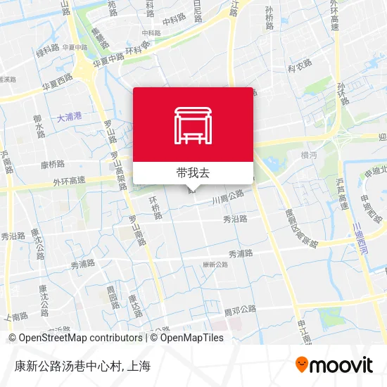 康新公路汤巷中心村地图