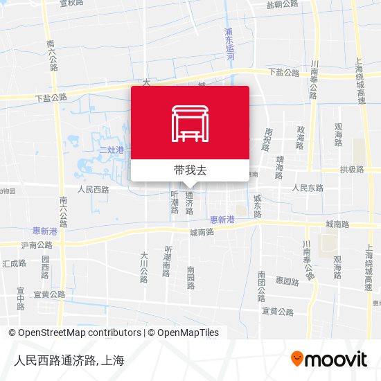 人民西路通济路地图