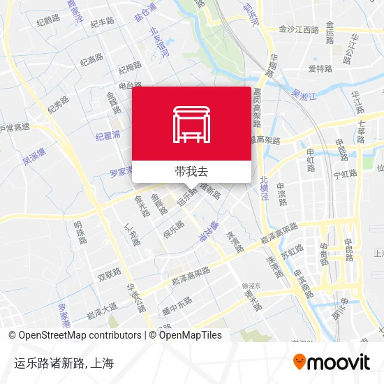 运乐路诸新路地图