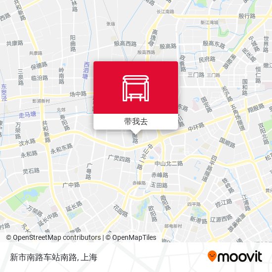 新市南路车站南路地图