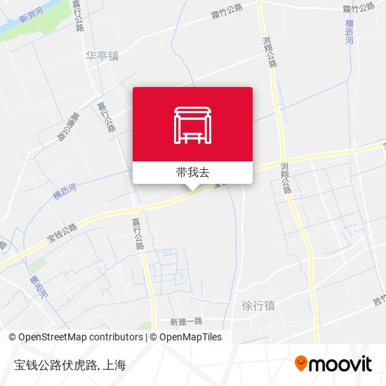 宝钱公路伏虎路地图