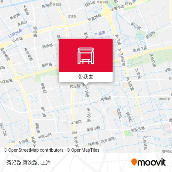 秀沿路康沈路地图