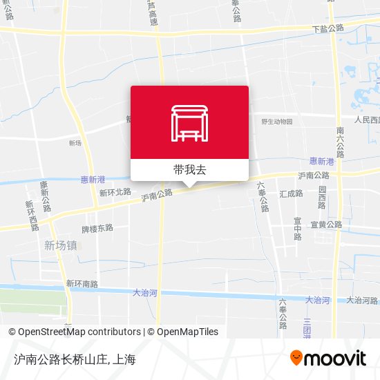 沪南公路长桥山庄地图