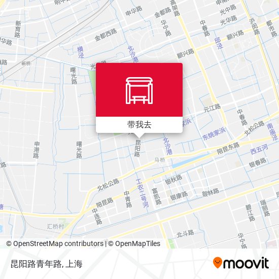 昆阳路青年路地图