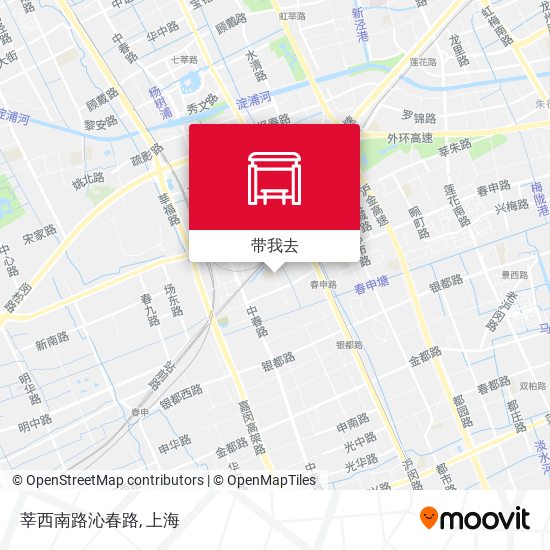 莘西南路沁春路地图